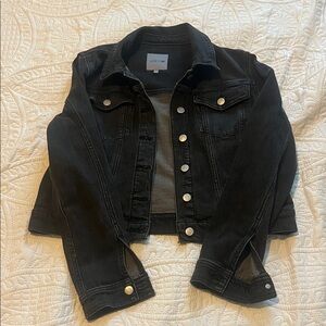 Joe’s Jeans Women's Black Cropped Jean Jacket